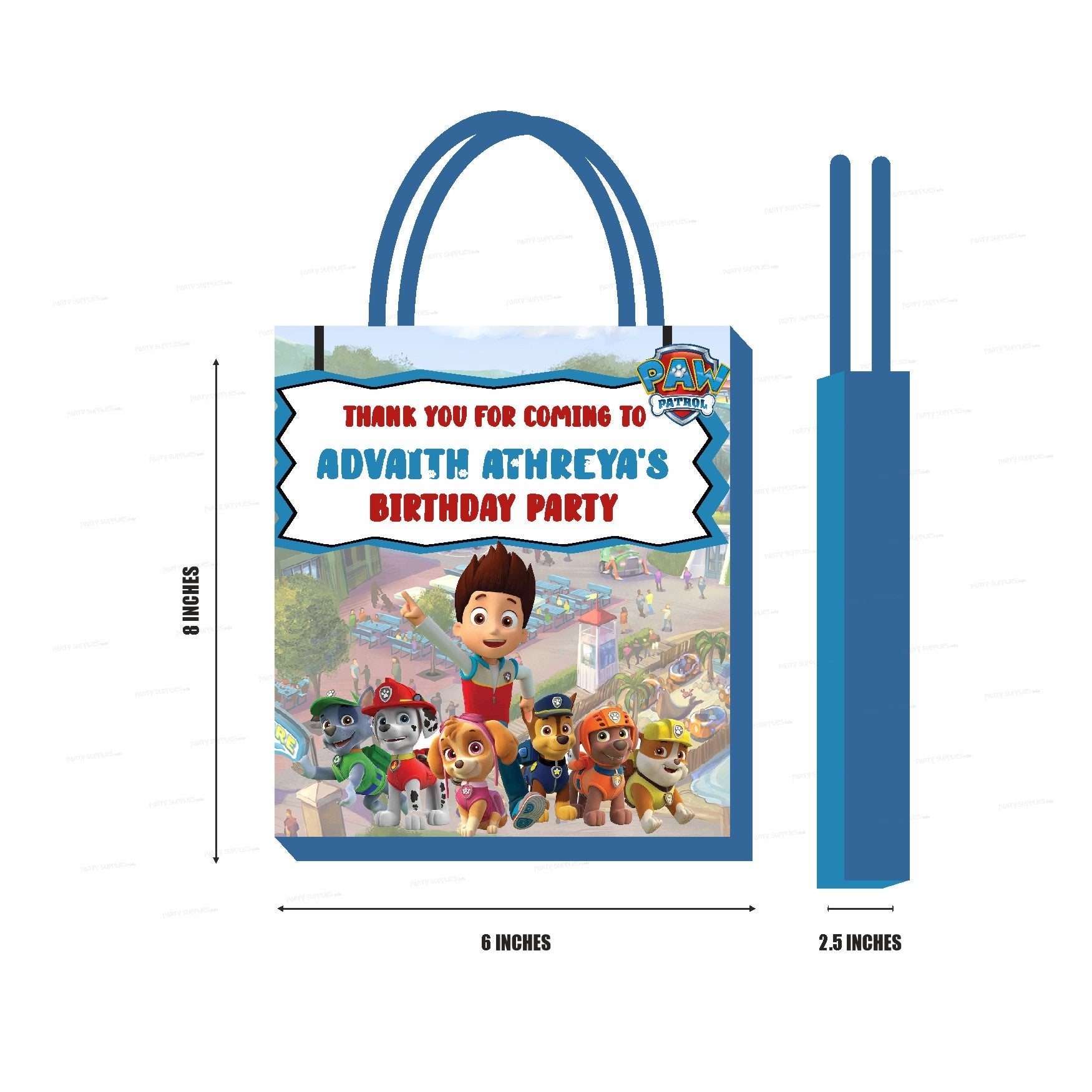 PSI Paw Patrol Theme Return Gift Bag