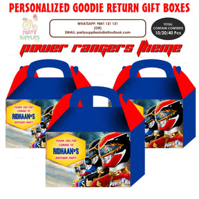PSI Power Rangers Theme Goodie Return Gift Boxes