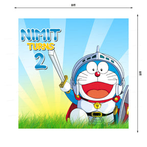 PSI Doraemon Theme Square Backdrop