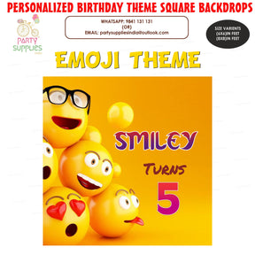 PSI Emoji Theme Square Backdrop