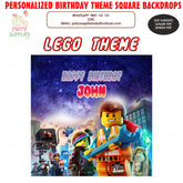 PSI Lego Theme Customized Square Backdrop