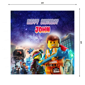 PSI Lego Theme Customized Square Backdrop