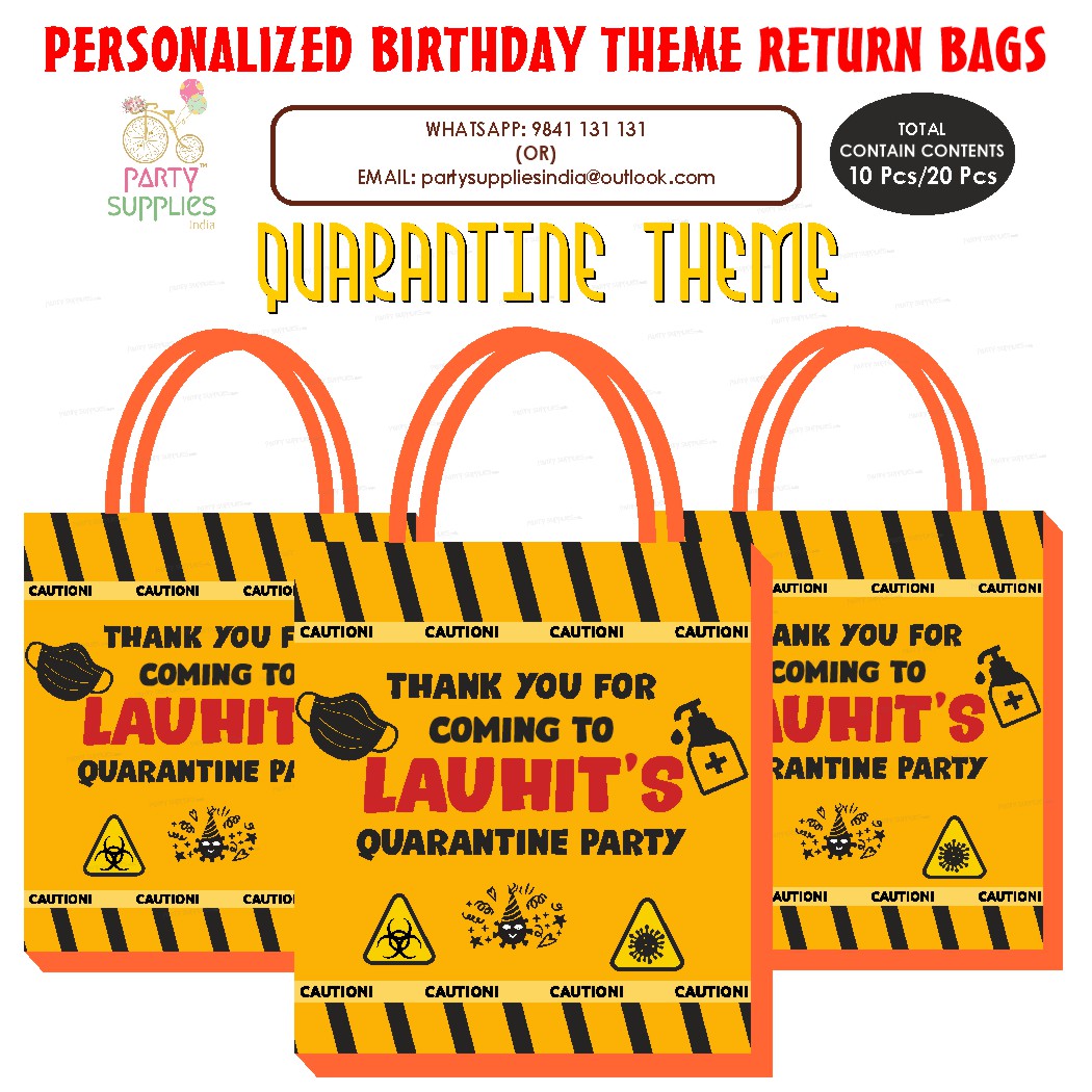 PSI Quarantine Theme Return Gift Bag