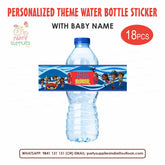 PSI Santiago Theme Water Bottle Sticker