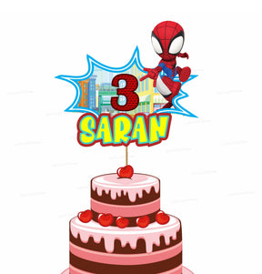 PSI Spidey and his Amazing Friends Theme Cake Topper