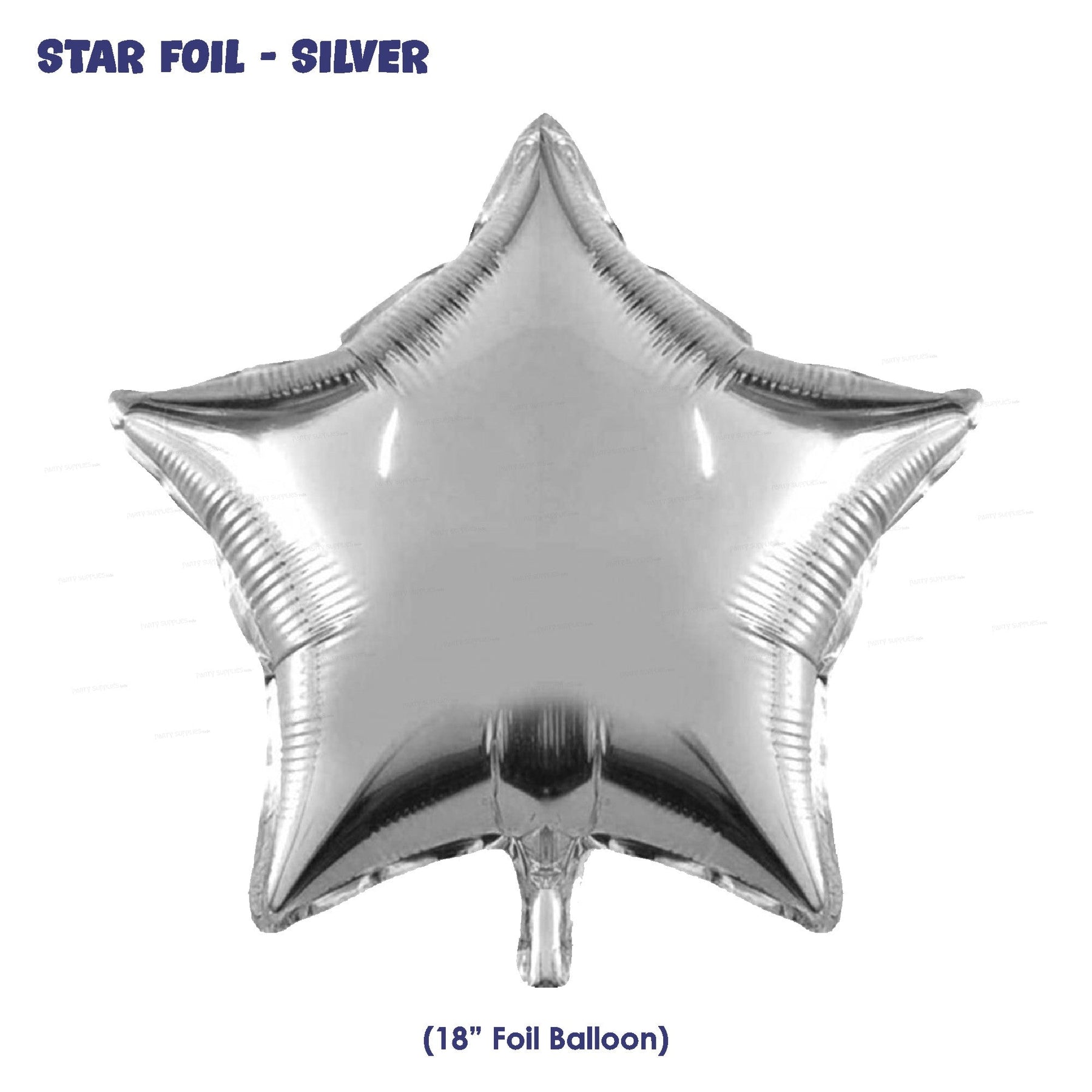 Star Shape Premium Silver Foil Balloon