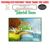 PSI Tinkerbell Theme Thank You Card