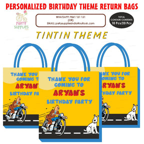 PSI Tin Tin Theme Return Gift Bag