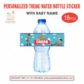 PSI Toy Story Theme Water Bottle Sticker