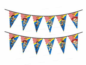 PSI Toy Story Theme Flag Bunting