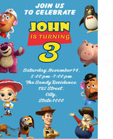 PSI Toy Story Themes Customized Invite