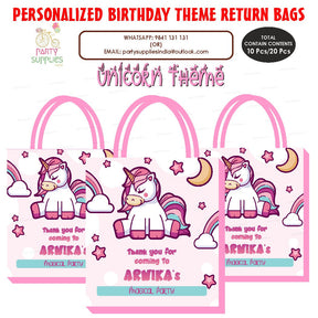PSI Unicorn Theme Return Gift Bag