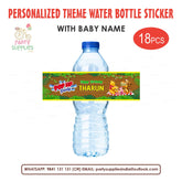 PSI Winnie the Pooh Theme Water Bottle Sticker