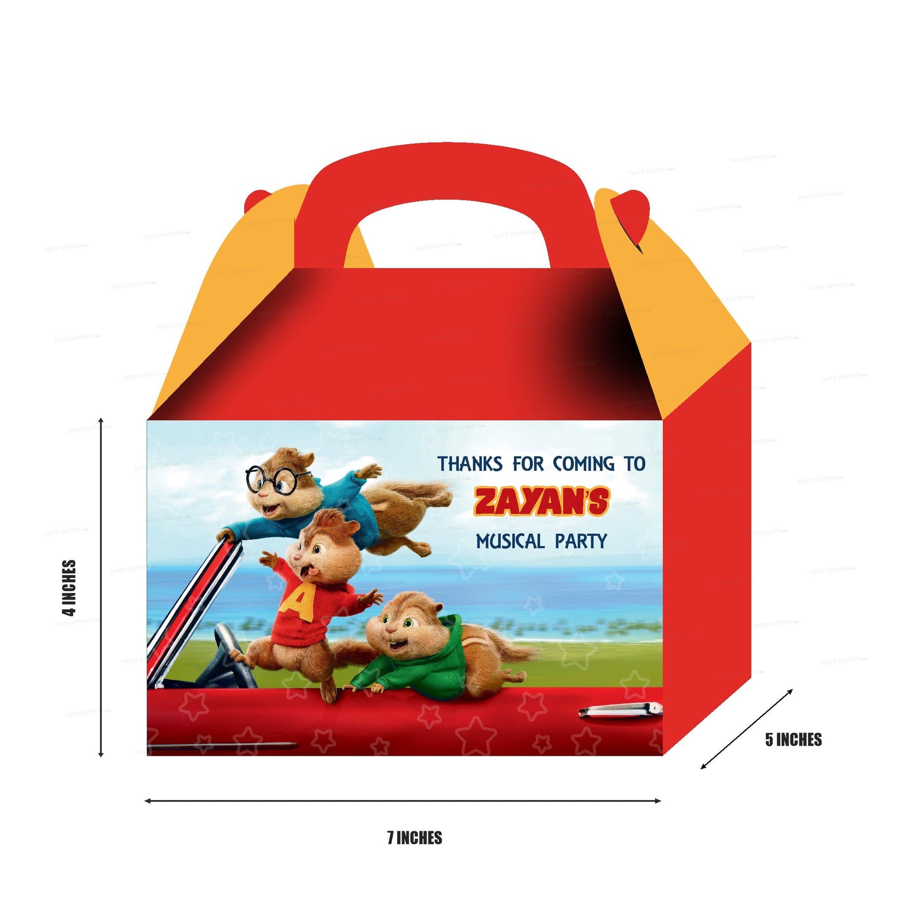 PSI Alvin and Chipmunks theme Goodie Return Gift Boxes