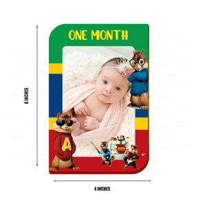 PSI Alvin and Chipmunks Theme 12 Months Photo Banner
