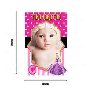 PSI Barbie Theme 12 Months Photo Banner