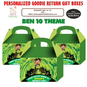 PSI Ben 10 Theme Goodie Return Gift Boxes