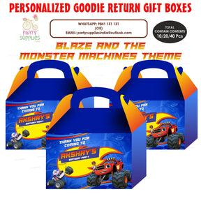 PSI Blaze and the Monster theme Goodie Return Gift Boxes