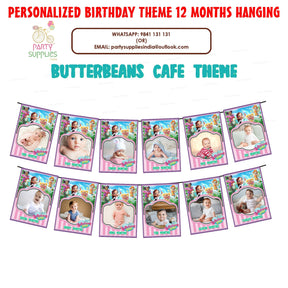 PSI Butter Beans Theme 12 Months Photo Banner