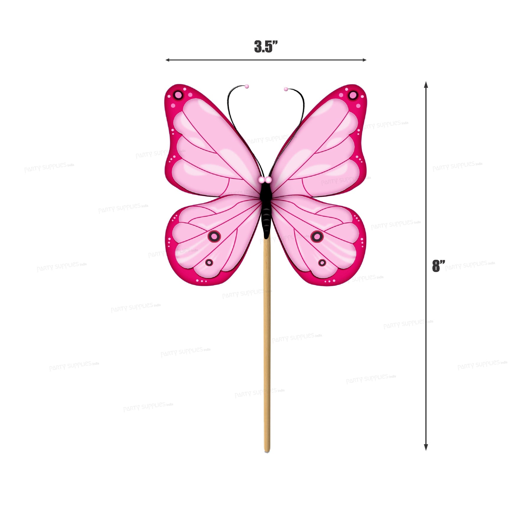 PSI Butterfly Theme Cup Cake Topper