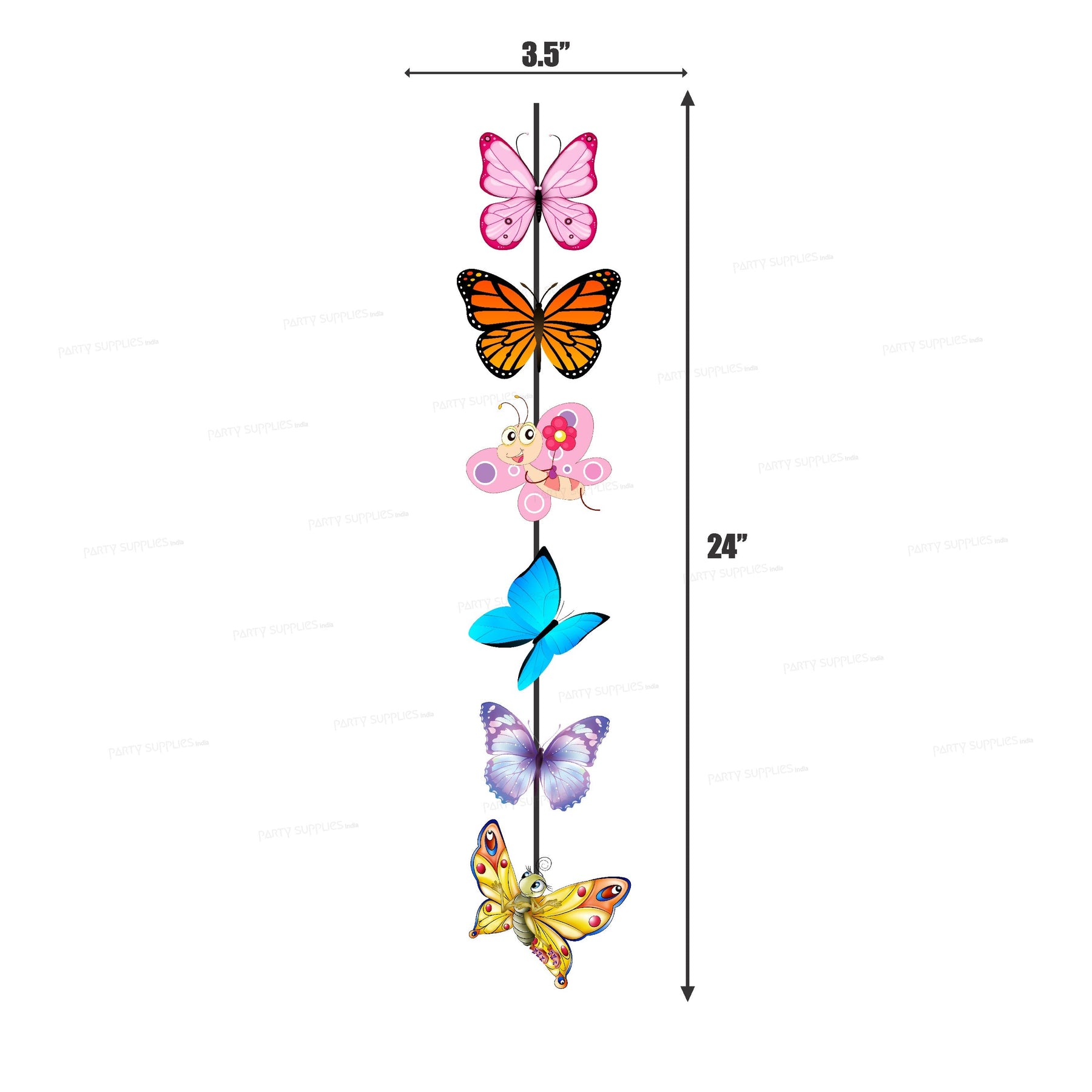 PSI Butterfly Theme Dangler