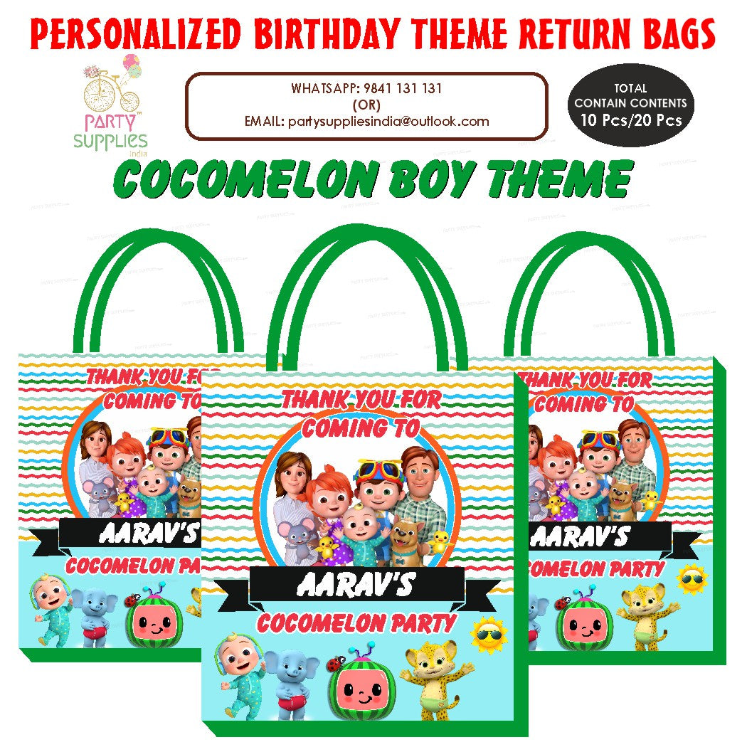 PSI Coco Melon Theme Boy Return Gift Bag
