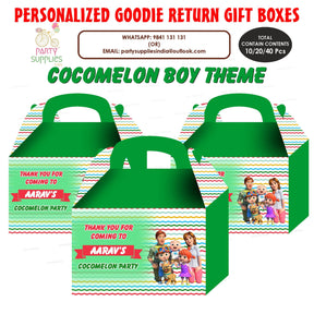 PSI Cocomelon Boy theme Goodie Return Gift Boxes