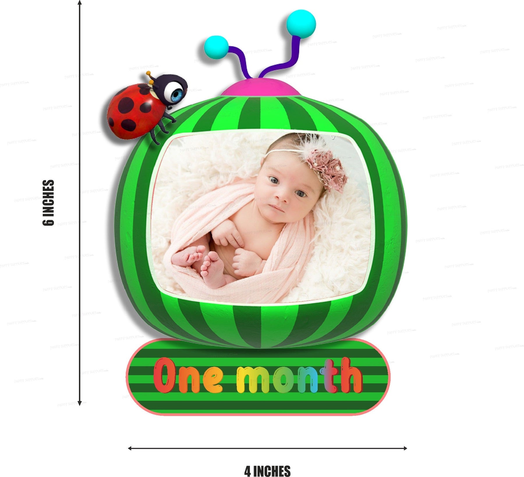 PSI Cocomelon Boy Theme 12 Months Photo Banner