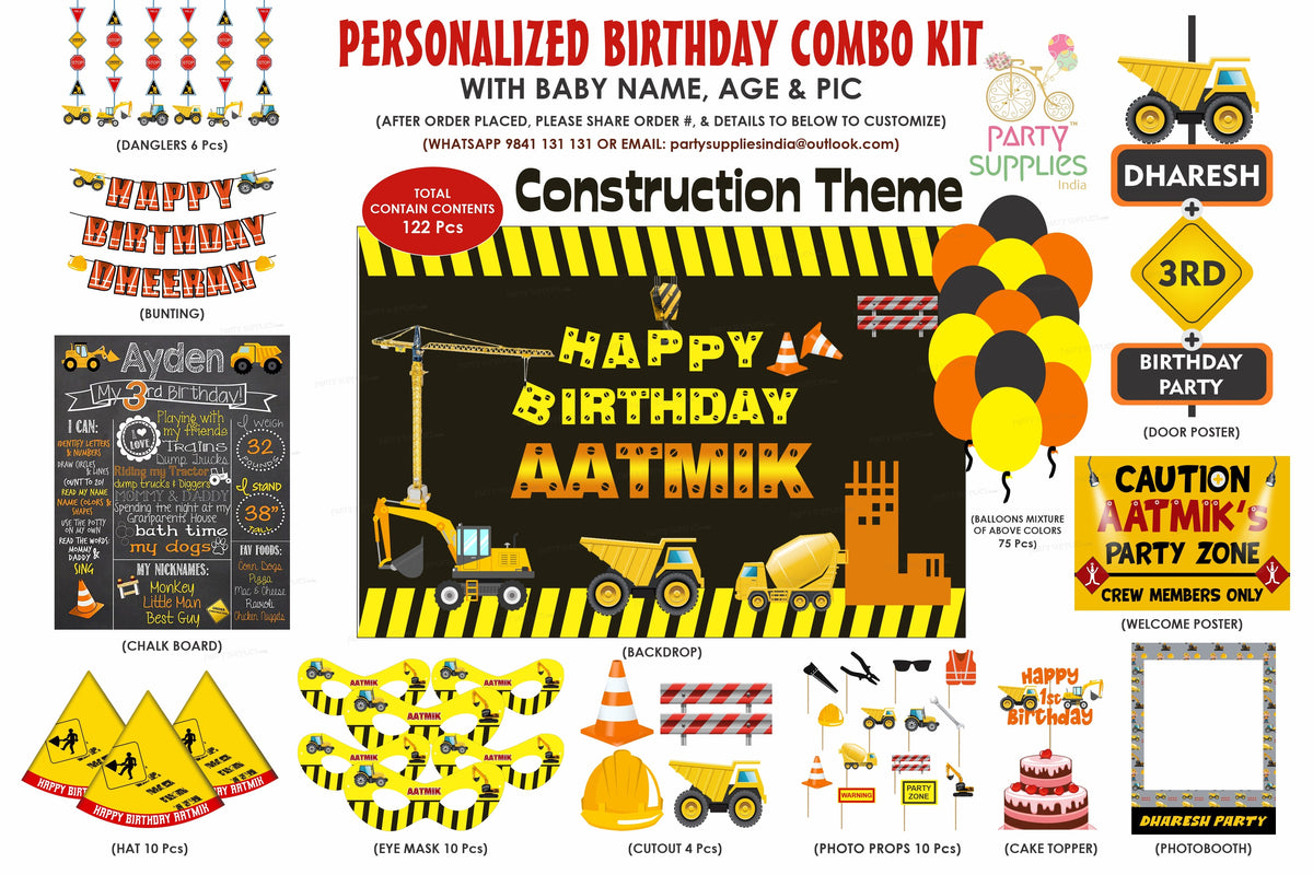 PSI Construction Theme Classic Kit