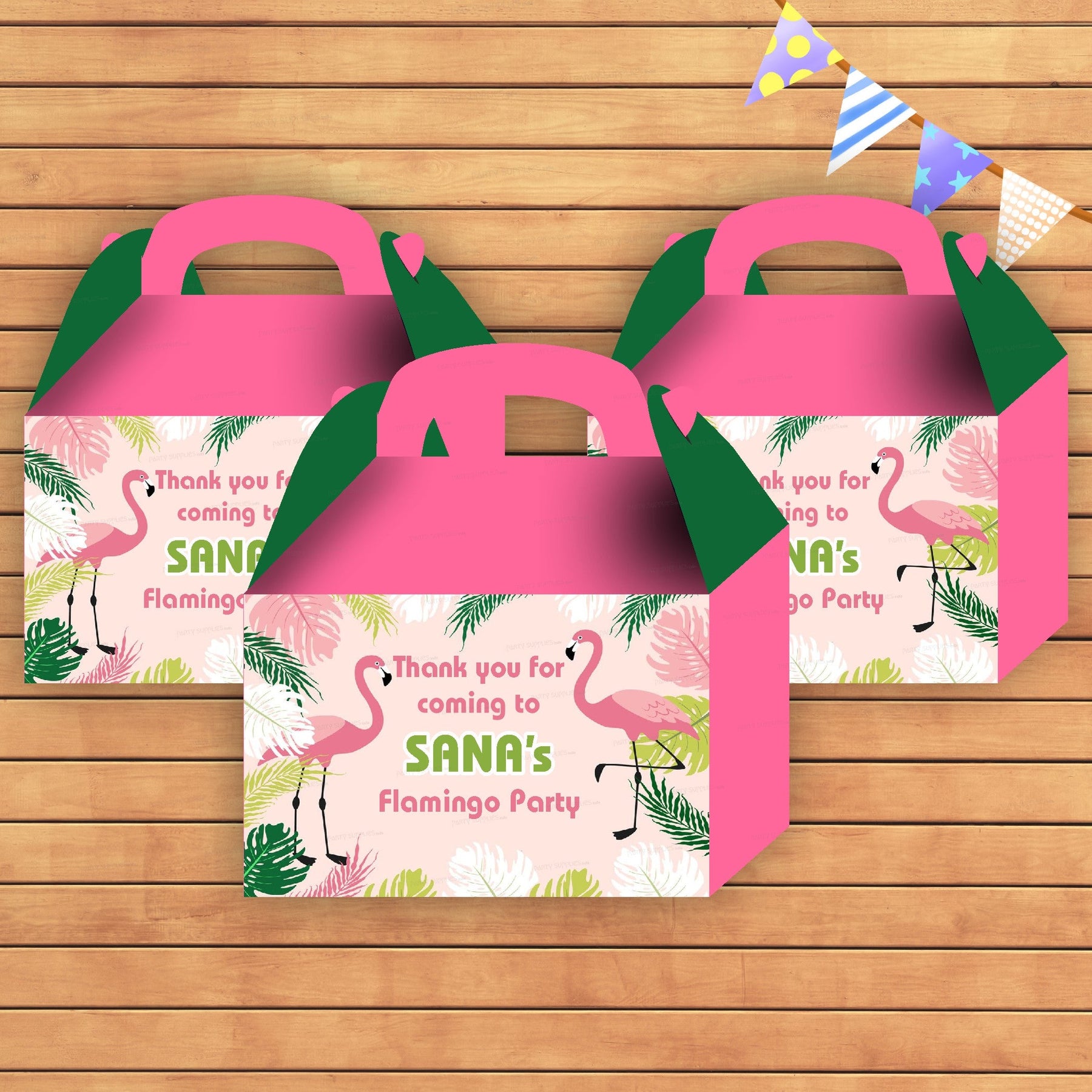 PSI Flamingo theme Goodie Return Gift Boxes