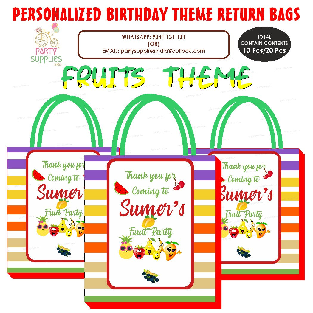 PSI Fruits Theme Return Gift Bag