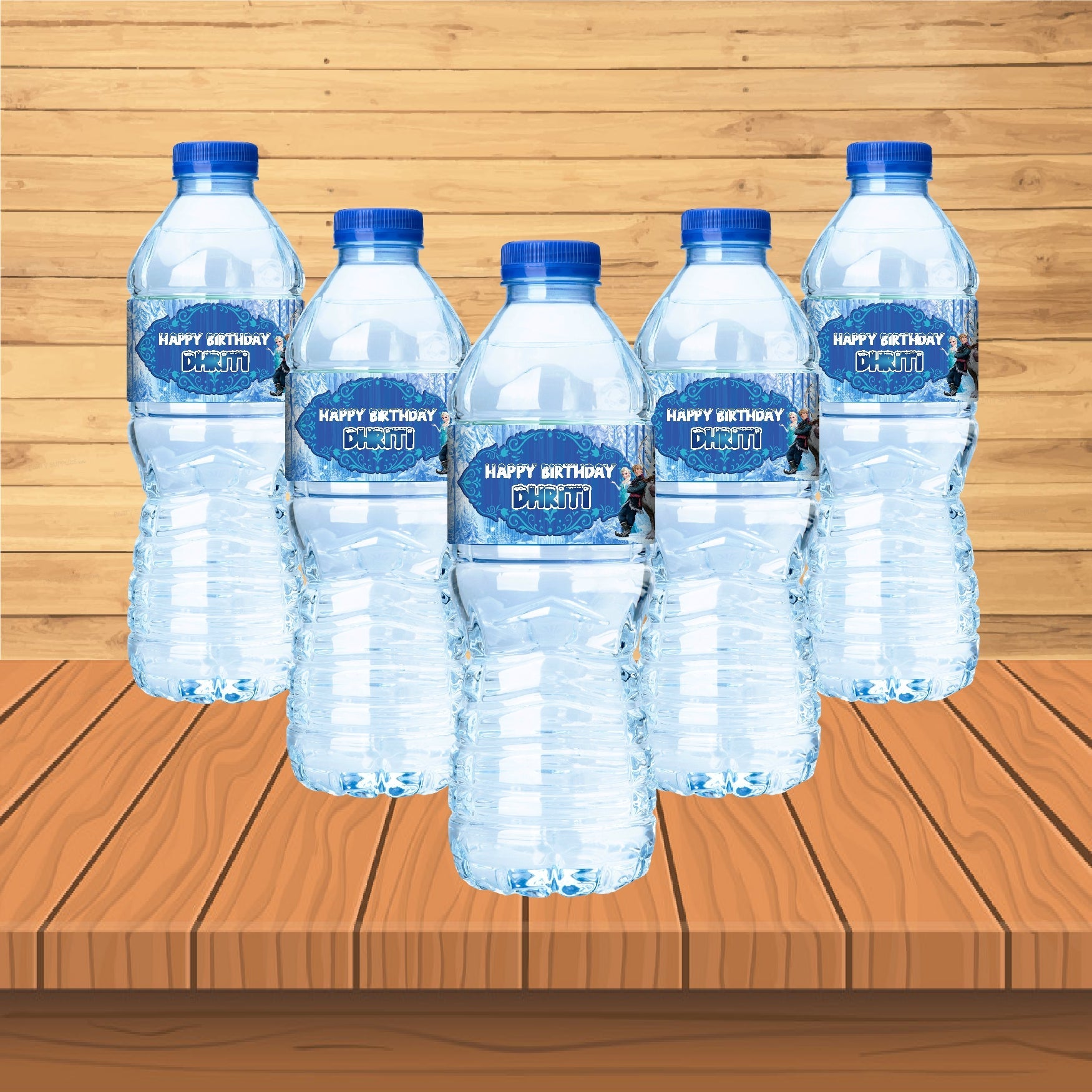 PSI Frozen Theme Water Bottle Sticker