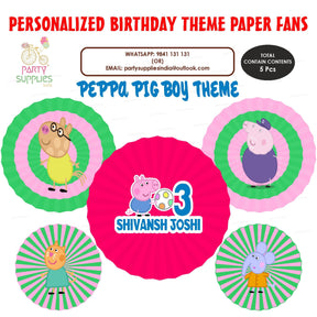 Peppa Pig Boy Paper Fan