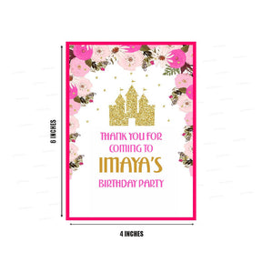 PSI Princess Theme Thank You Card