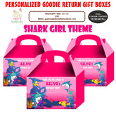 PSI Shark Girl Theme Goodie Return Gift Boxes