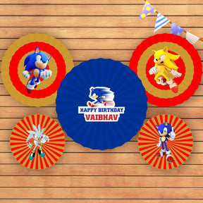PSI Sonic the Hedgedog  Theme Paper Fan