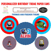 PSI Thomas and Friends Theme Paper Fan