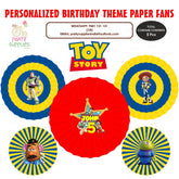 PSI Toy Story Theme Paper Fan