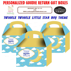PSI Twinkle Twinkle Little Star Boy Theme Goodie Return Gift Boxes
