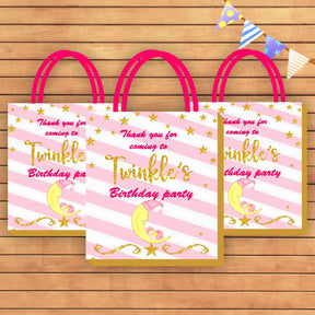 PSI Twinkle Twinkle Little Star Girl Theme Return Gift Bag